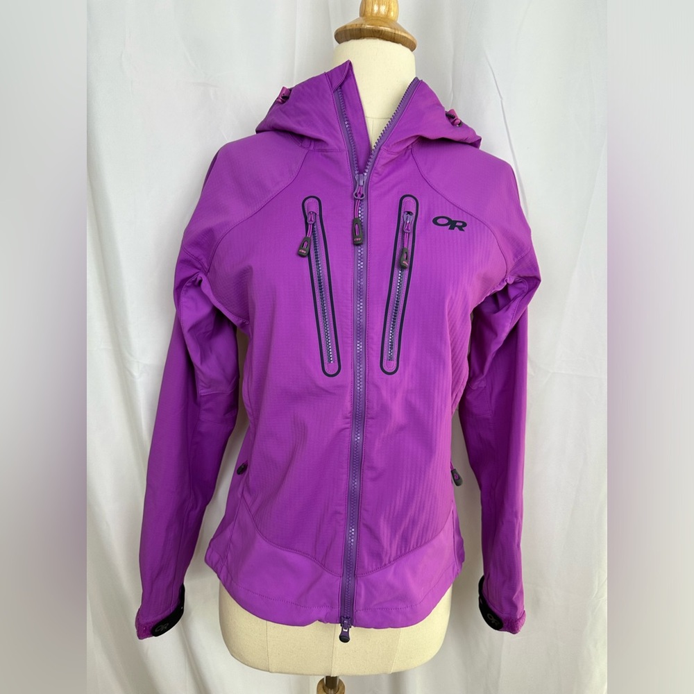 New Magenta Outdoor Research Ski Shell Jacket Sz XS